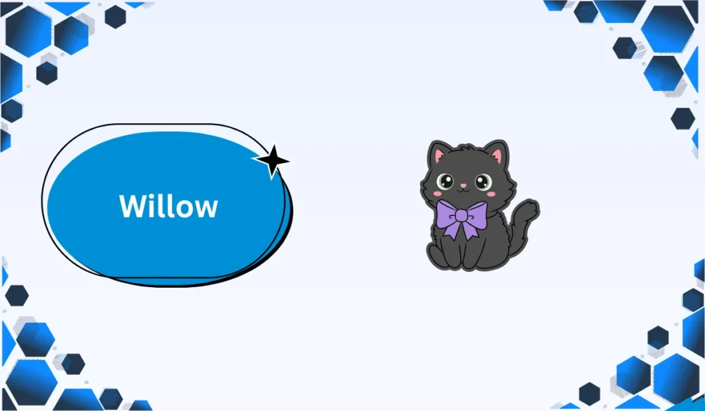 Black Cat Girl Names Inspired by Flowers